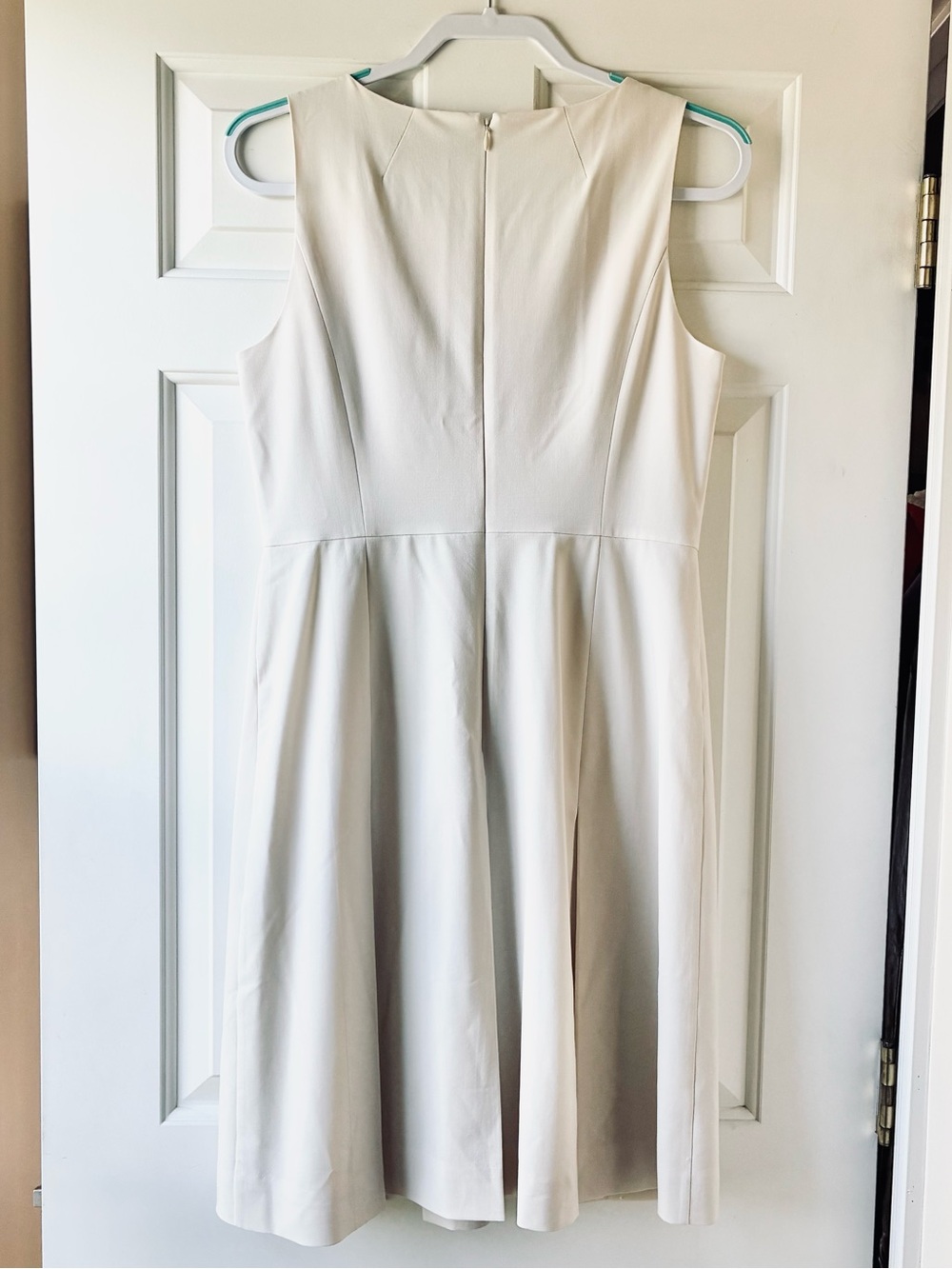 J. Crew Dress Italian Double Face Cashmere by Tollegno 1900 Cream Size 8 - Picture 6 of 15